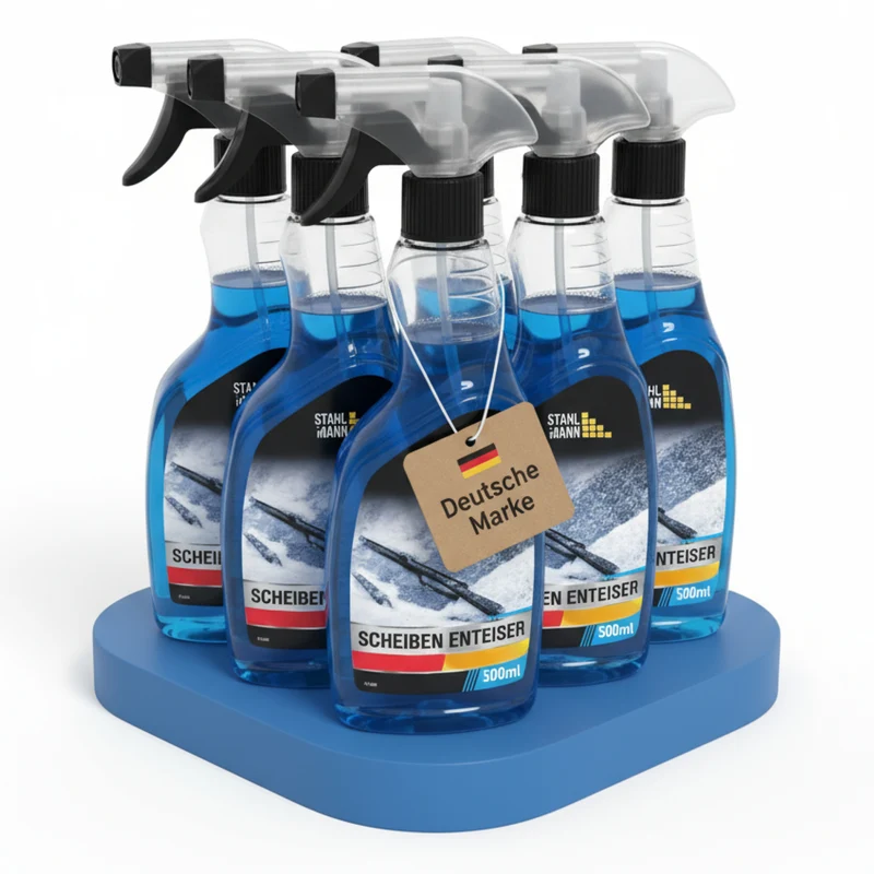 Scheiben-Enteiser 6er-Set (6×750ml) – Auto Enteiserspray – schnell effektiv – Winter Frost Eis – Made in Germany