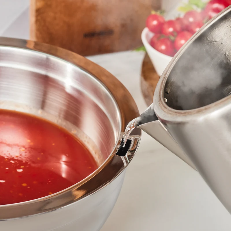 Karaca Mutfaksever Ice Hot Bowl Servierschüssel aus Edelstahl 20cm