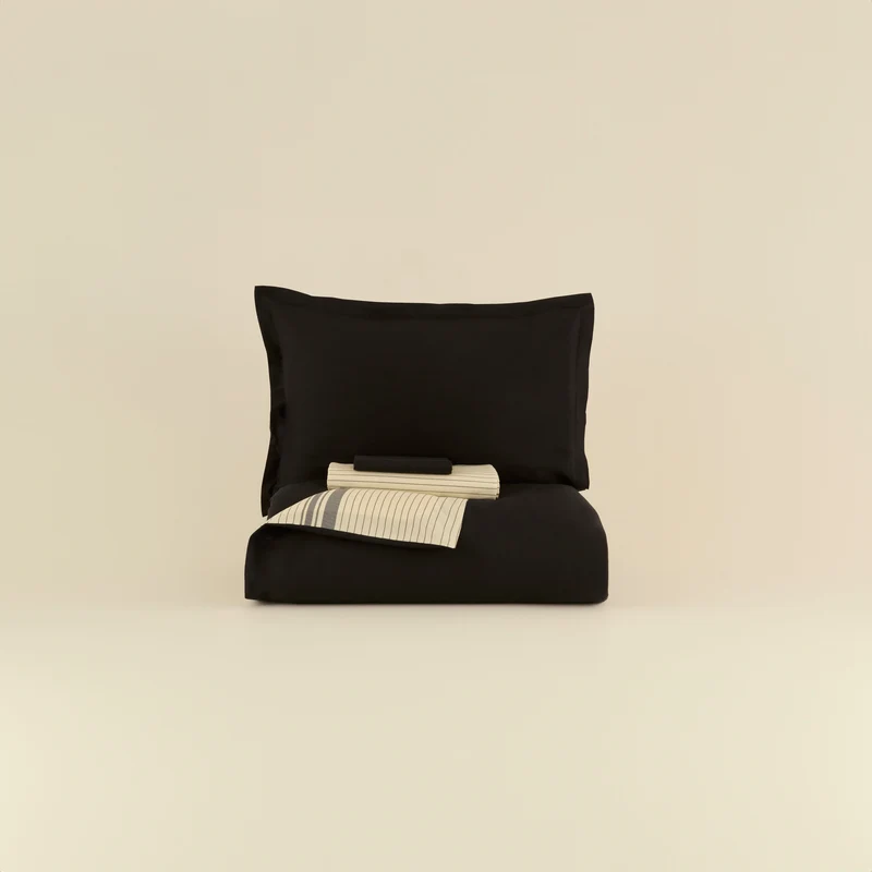 Karaca Marta Perkal-Bettbezug-Set, Einzelbett, Blau
