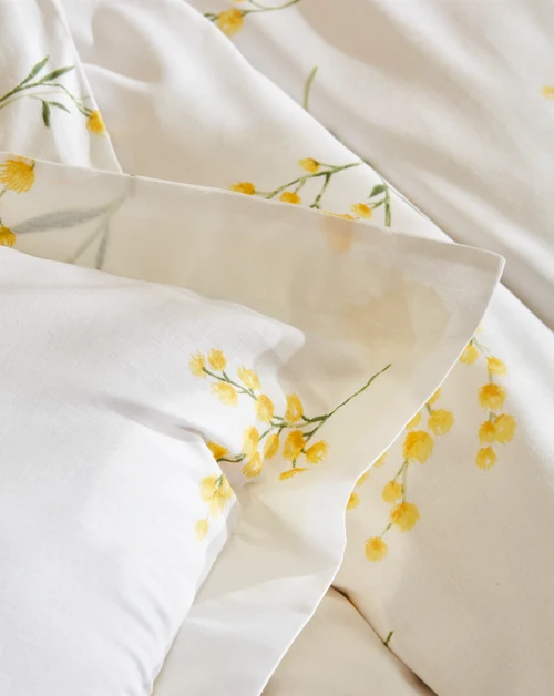 Karaca Loretta Bettbezug-Set, Einzelbett, Gelb