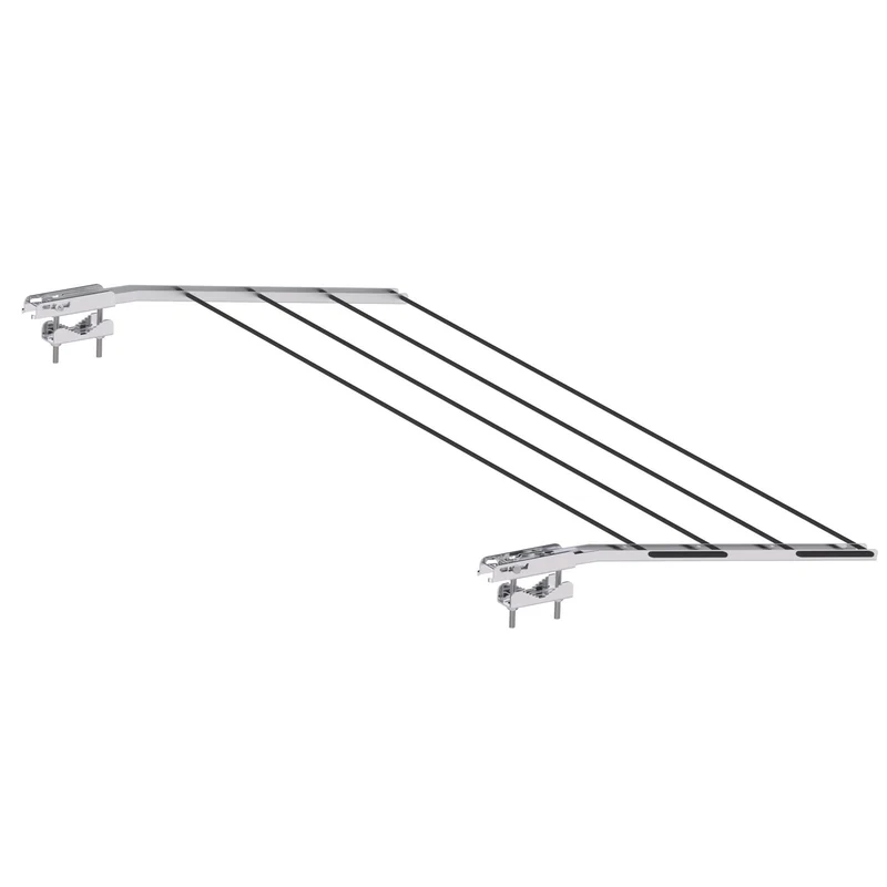 Colombo BALCONY – Balkonhalterungen für Wäscheleinen, 3 Positionen, bis 15 kg, verzinkter Stahl, Made in Italy