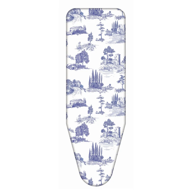 Colombo Tuscan Summer - Bügelbrettbezug XL, 140×55 cm – Zweischicht-Bügeltischbezug aus Bio-Baumwolle & dickem Molton, mit Clip, Made in Italy