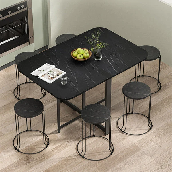 Double Drop Leaf Platzsparender Klapptisch