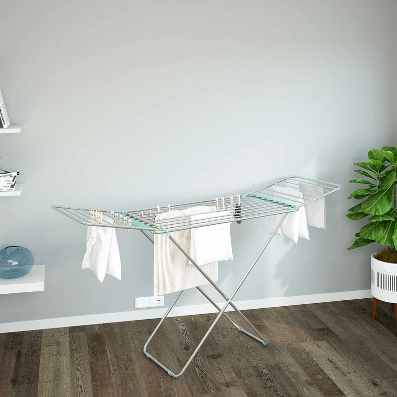 Colombo Emotion – Flügelwäscheständer mit 20 m Trockenlänge, Aluminium und Stahl, Made in Italy