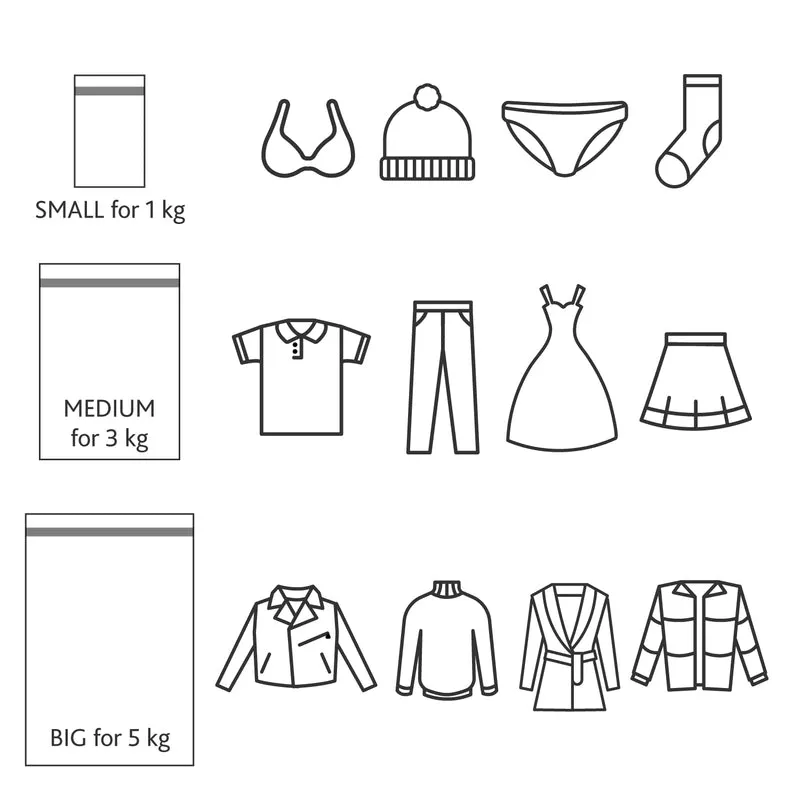 art moon Trio 3 Stück Wäschesack für Waschmaschine 3er Set - 60x90cm(5 kg), 70x50cm(3 kg) , 50x40cm(1 kg), Ideal für Feinwäsche, Unterwäsche, Mäntel