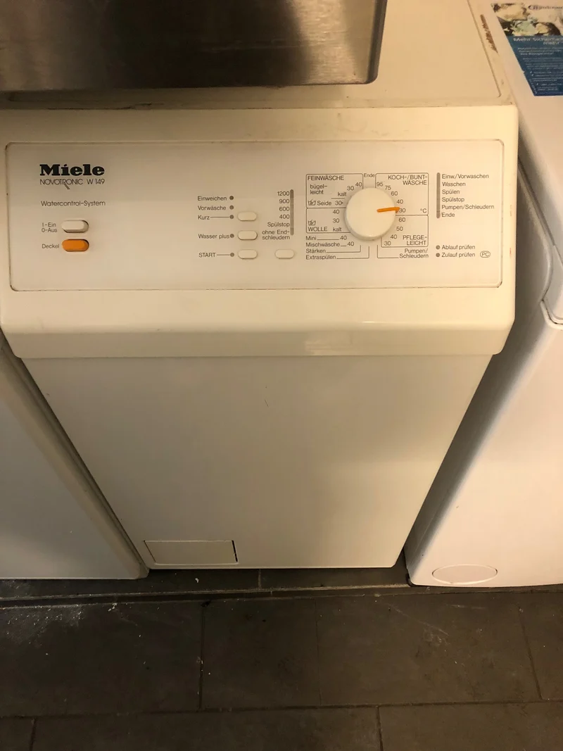 Waschmaschine Miele Toplader Nowotronic W 149 Watercontrol-System