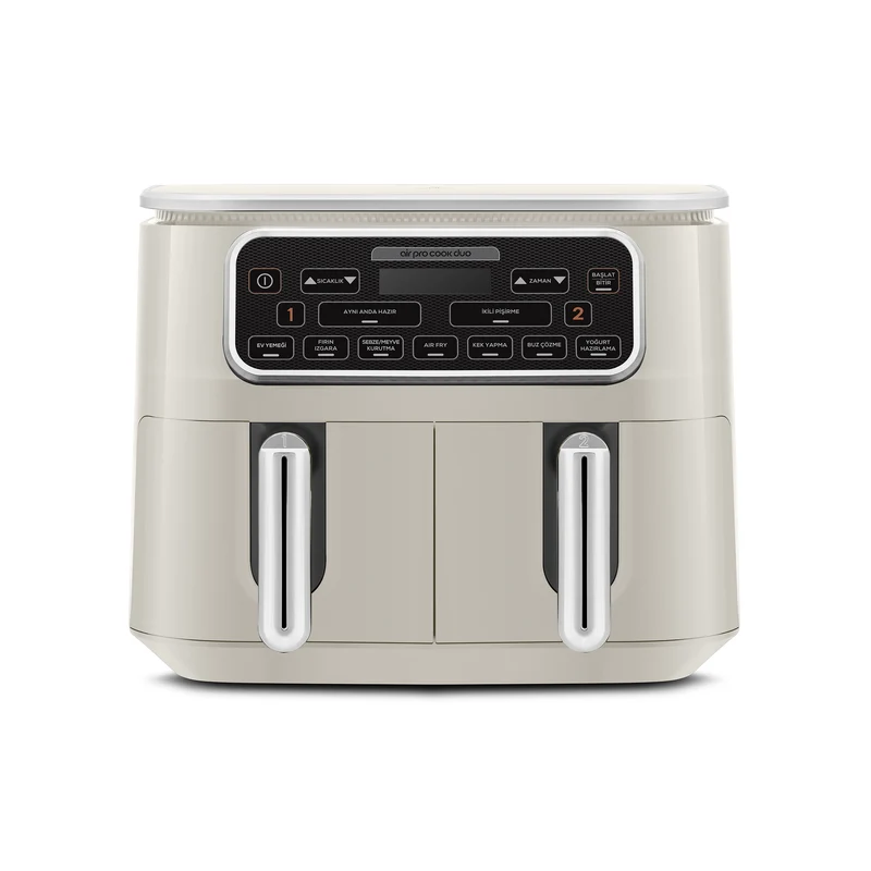 Karaca Air Pro Cook Duo Köz XXXL Airfryer Iconic Beige 8L
