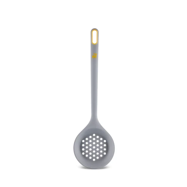 Karaca Silva Silikon Schaumlöffel, 33,5 cm, Grau