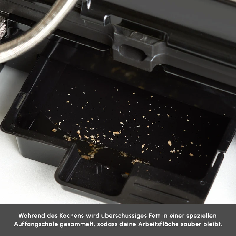 Karaca Nova Grill Kontaktgrill & Sandwich-Toaster aus Edelstahl mit Timer, 2000W, Inox, Kapazität für 6 Toastscheiben