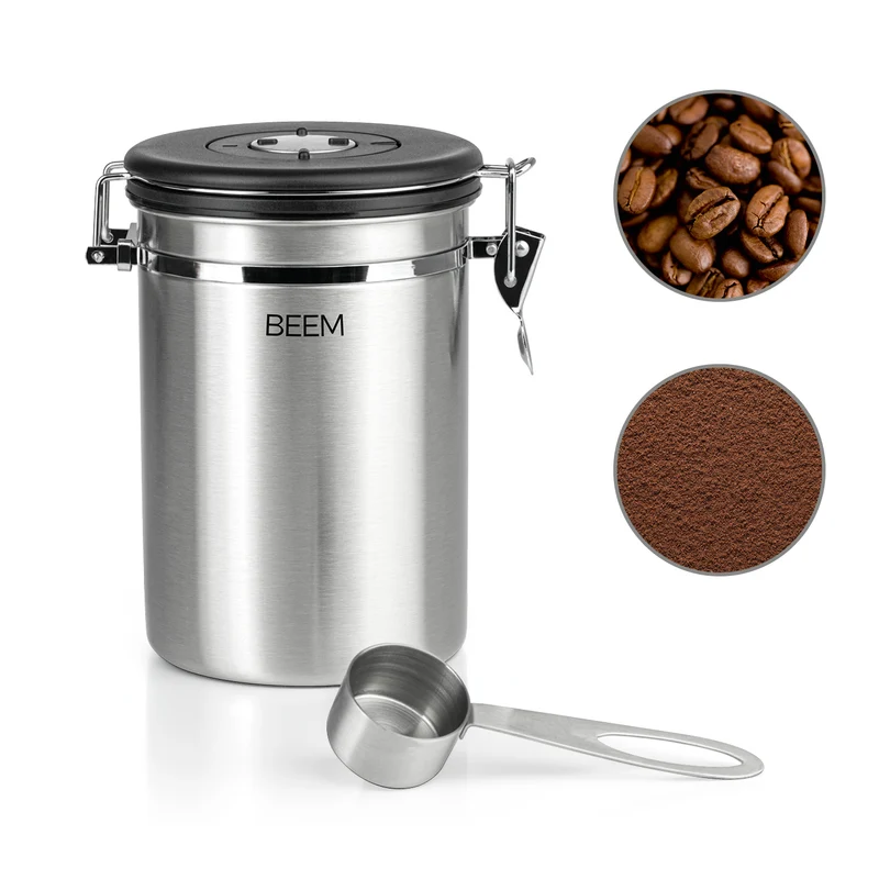 KAFFEEDOSE Vorratsdose mit Dosierlöffel - 1,9 l
