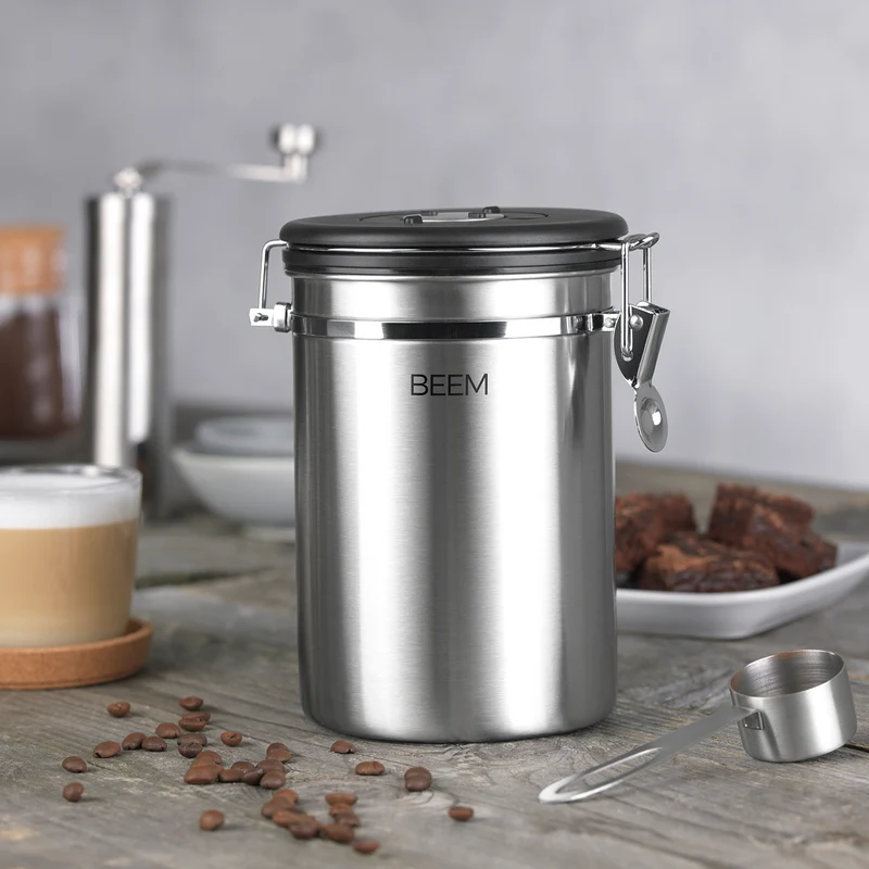 KAFFEEDOSE Vorratsdose mit Dosierlöffel - 1,9 l