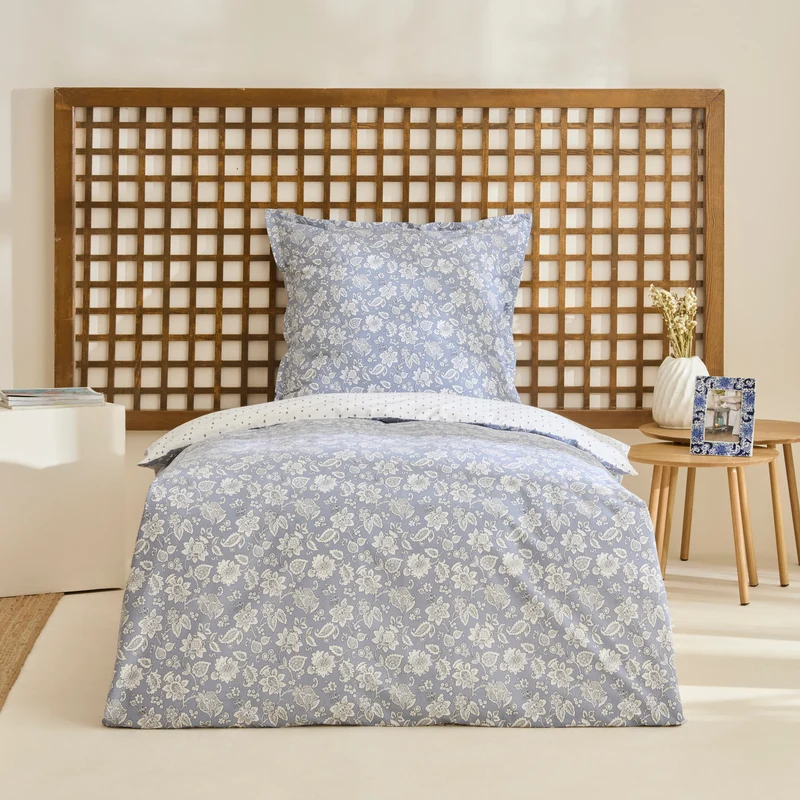 Karaca Celerina Bettwäsche-Set, Einzelbett, Blau