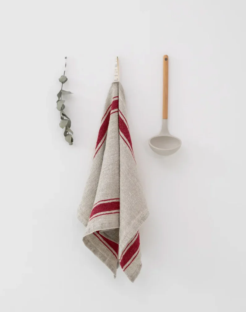 Linen Tales Geschirrtuch, 100% Leinen, gemustert, verschiedene Farben und Designs