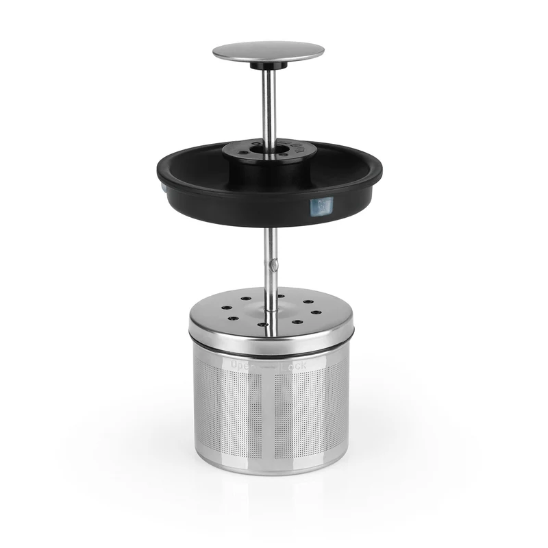 TEATIME II Edelstahl-Teesieb mit Deckel - 60 g
