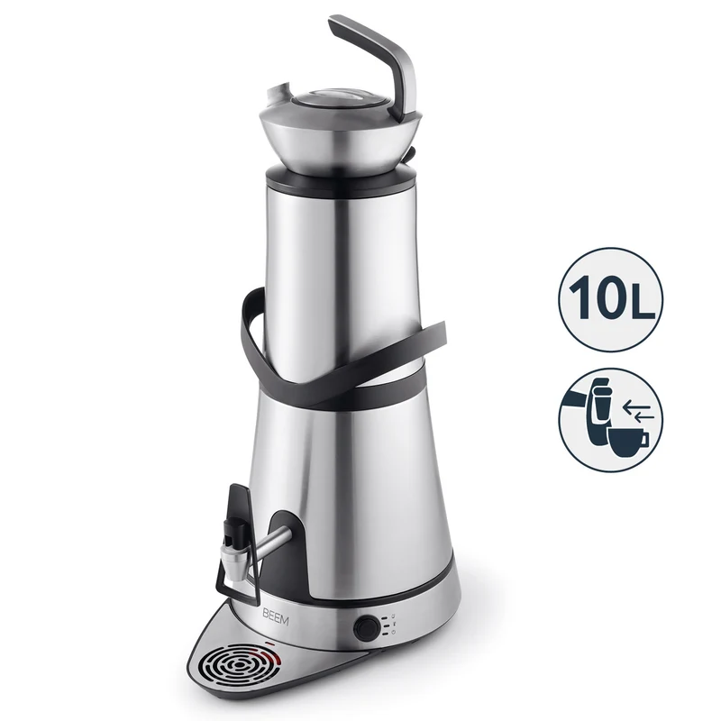 Samowar Amira mit Dispenser 10 l - Edelstahl