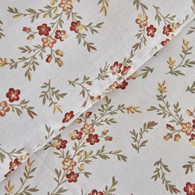 Karaca Mizu Bettwäsche-Set aus 100 % Baumwolle mit Tagesdecke, Doppelbett, Mehrfarbig