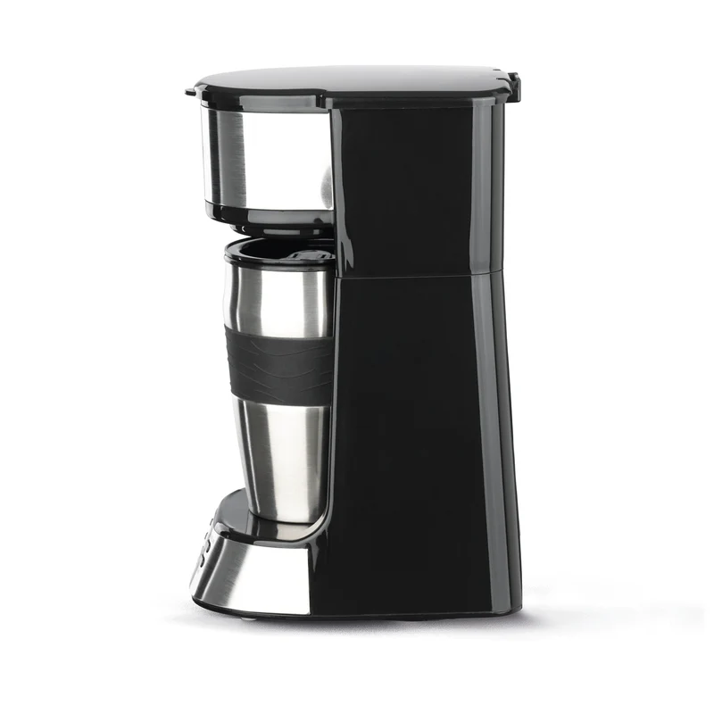 Single-Kaffeemaschine Thermo2Go - 750 Watt - Edelstahl/schwarz