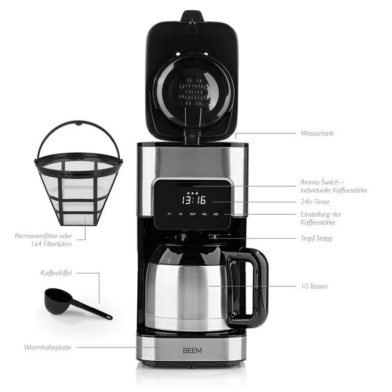 FRESH-AROMA-TOUCH Filterkaffeemaschine - Thermo