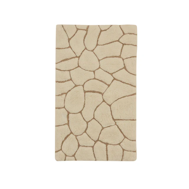 Karaca Stone Badvorleger, 60 × 100 cm, Offwhite