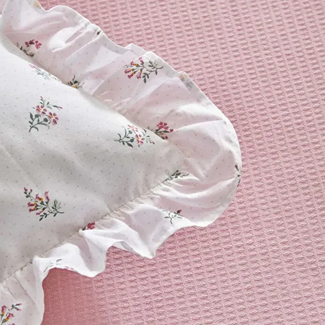 Karaca Lidya Bettwäsche-Set aus 100 % Baumwolle, Einzelbett, Rosa