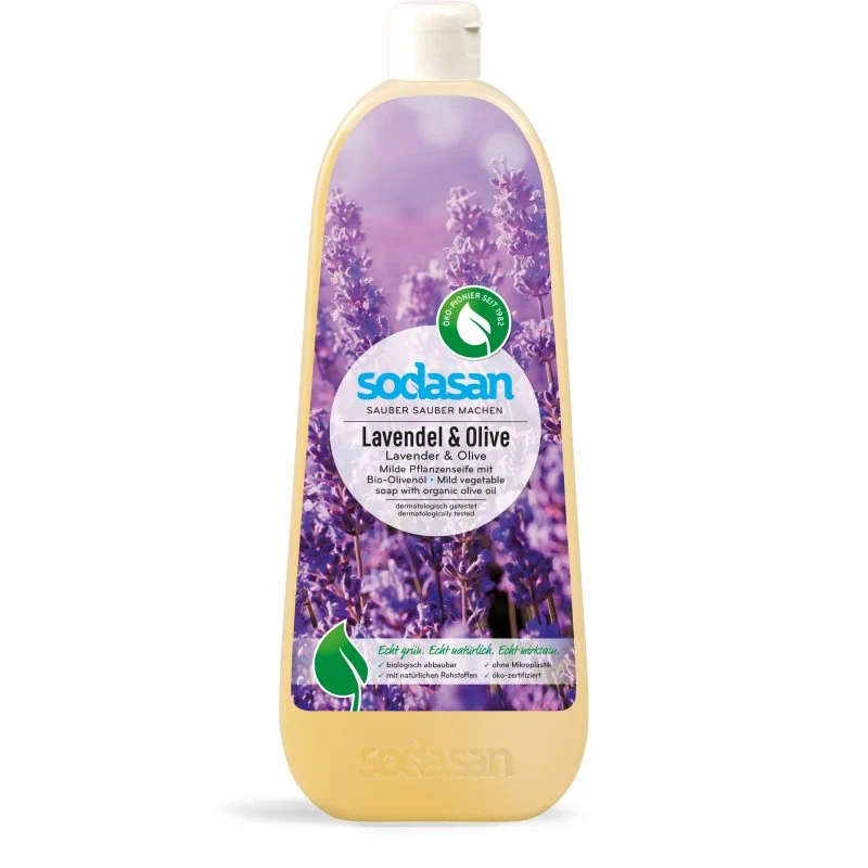 Bio Pflanzenseife Flüssig Lavendel & Olive