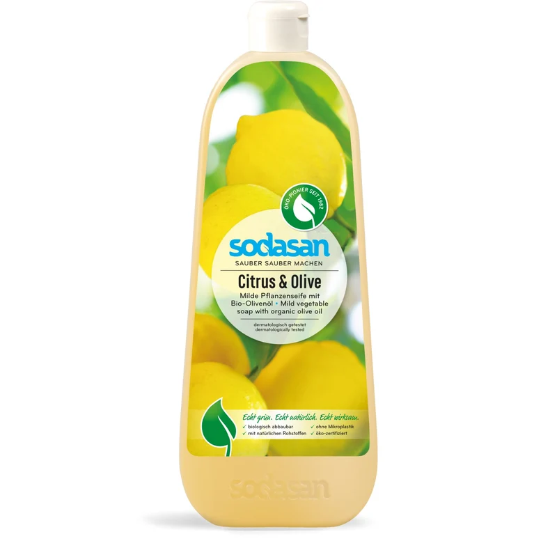 Bio Pflanzenseife Flüssig Citrus & Olive