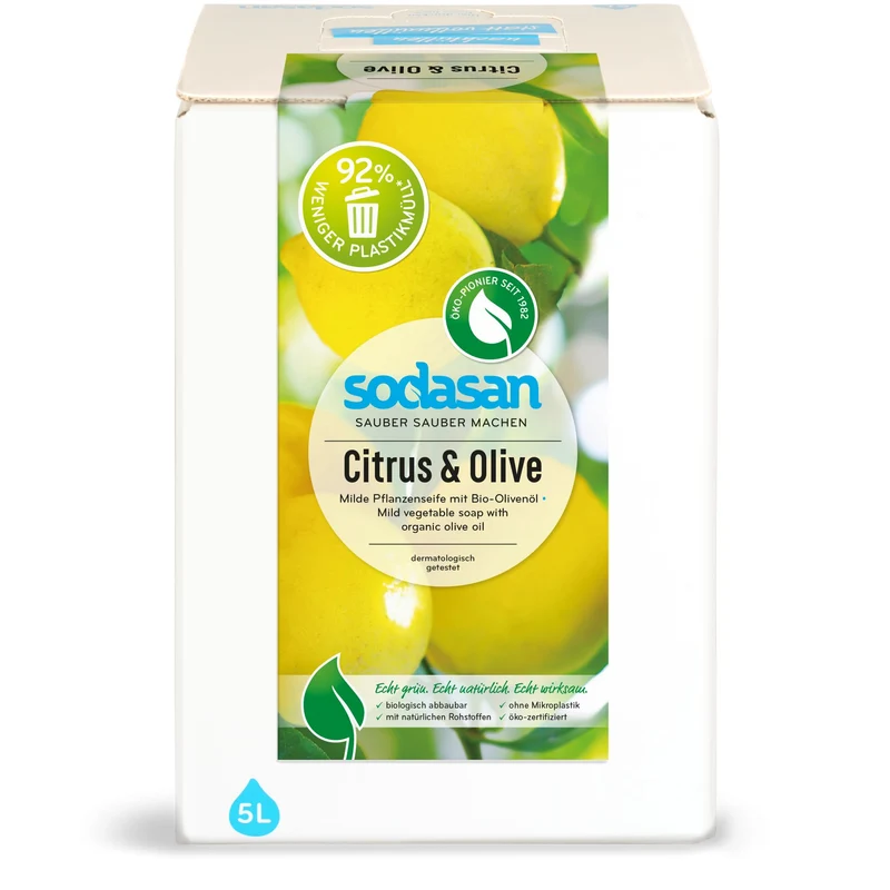 Bio Pflanzenseife Flüssig Citrus & Olive