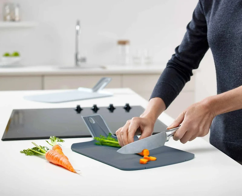 Chop2Pot™ Plus - 2-teiliges Schneidebrett-Set