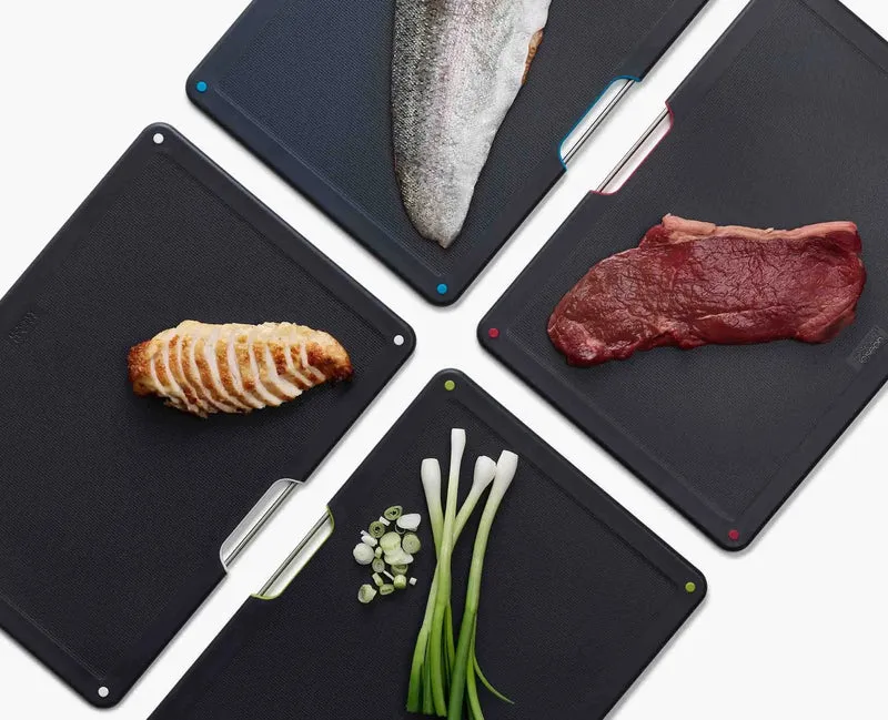 Folio™ 4-teiliges Schneidebrett-Set aus Edelstahl