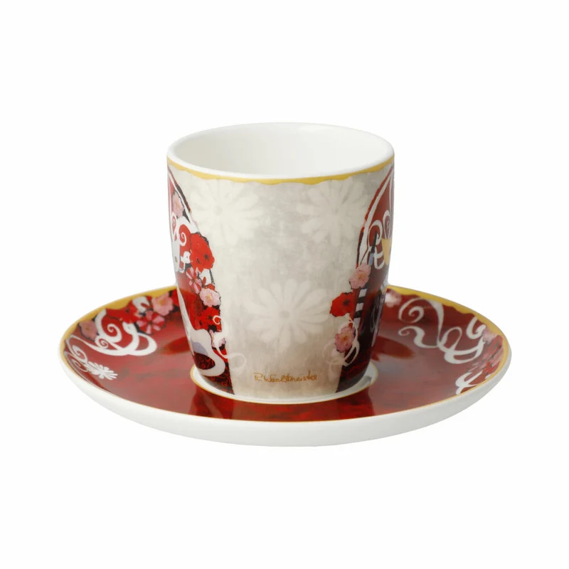 Goebel Espressotasse Rosina Wachtmeister - Templi dell amore, Fine Bone China, 100 ml, 66861401
