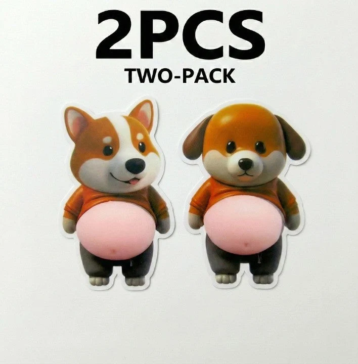 Chubby Shiba Silicone Sticker Protector