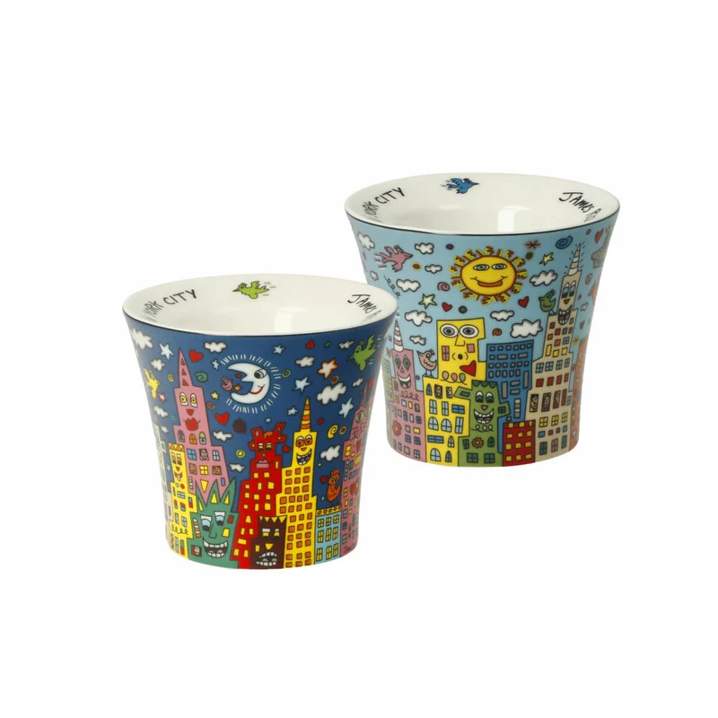Goebel Eierbecher James Rizzi - My New York City, New Bone China, Bunt, 26103521