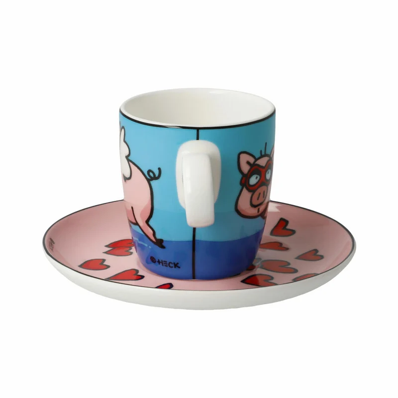 Goebel Espressotasse Ed Eck- When Pigs Fly, Fine Bone China, Bunt, 100 ml, 67200201