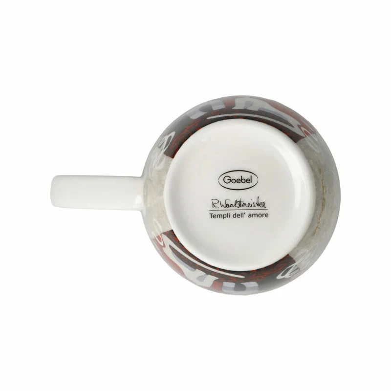 Goebel Künstlertasse R. Wachtmeister - Templi dell amore, Fine Bone China, Bunt, 400 ml, 66861381