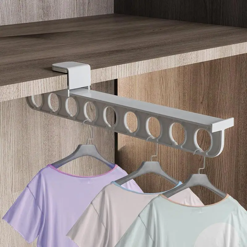 Slide Hang Retractable Closet Hanger Rack