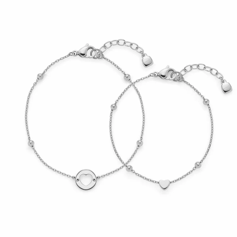 Leonardo Armband Cindy Mutter & Tochter, 2-tlg., Armschmuck, Schmuck, Edelstahl, 025063