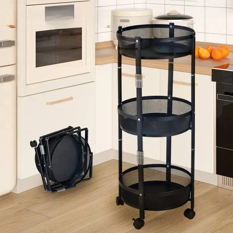 Circular Folding 3 Layer Rack