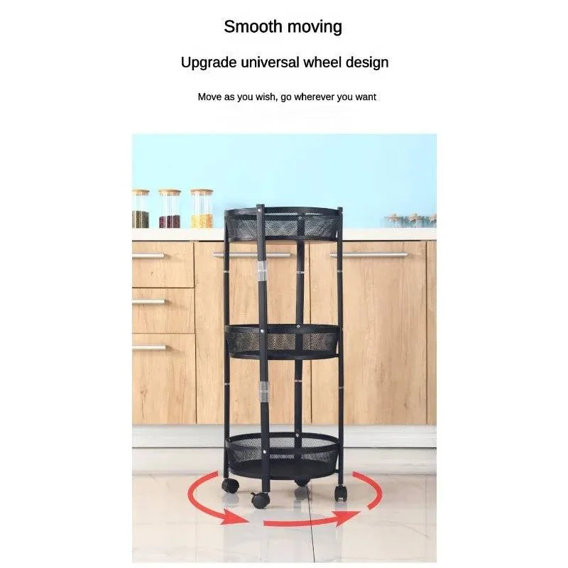 Circular Folding 3 Layer Rack