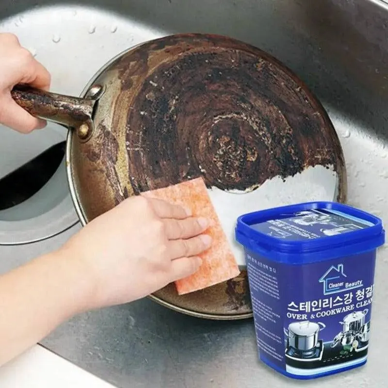 Heavy-Duty Oven & Cookware Cleaner Paste (Powerful Stain, Rust & Grease Remover)