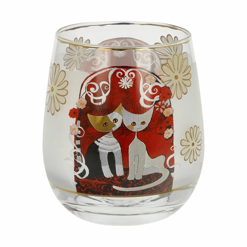 Goebel Windlicht Rosina Wachtmeister - Templi dell amore, Glas, Bunt, 9.5 cm, 66861421