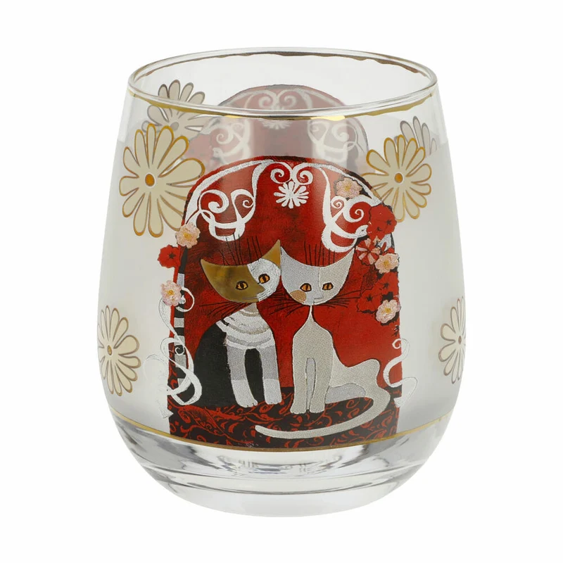 Goebel Windlicht Rosina Wachtmeister - Templi dell amore, Glas, Bunt, 9.5 cm, 66861421