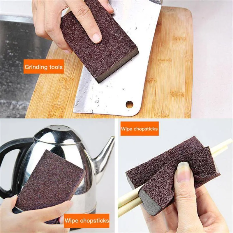 2PCS Sanding Sponge with Emery