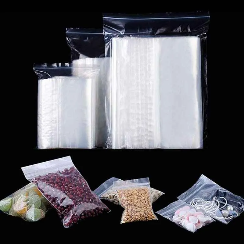 Zip lock (10 X 12" Inch) Transparent Bags - 25 PC's