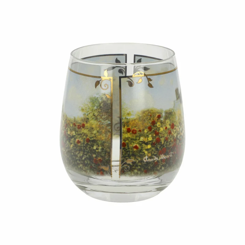 Goebel Windlicht Claude Monet - Das Künstlerhaus, Glas, Bunt, 10 cm, 67062871
