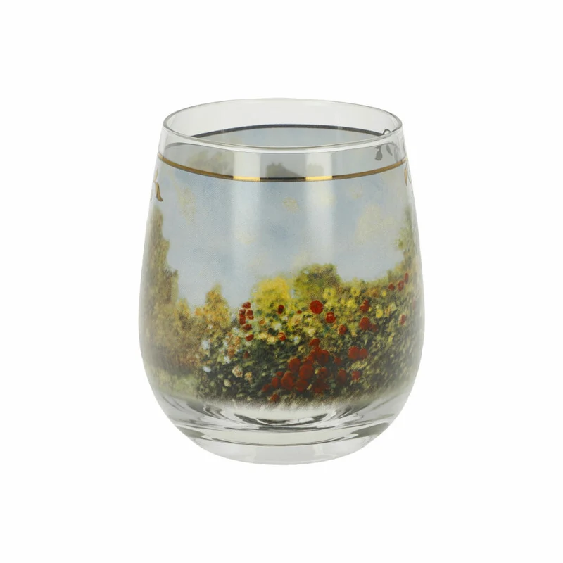 Goebel Windlicht Claude Monet - Das Künstlerhaus, Glas, Bunt, 10 cm, 67062871
