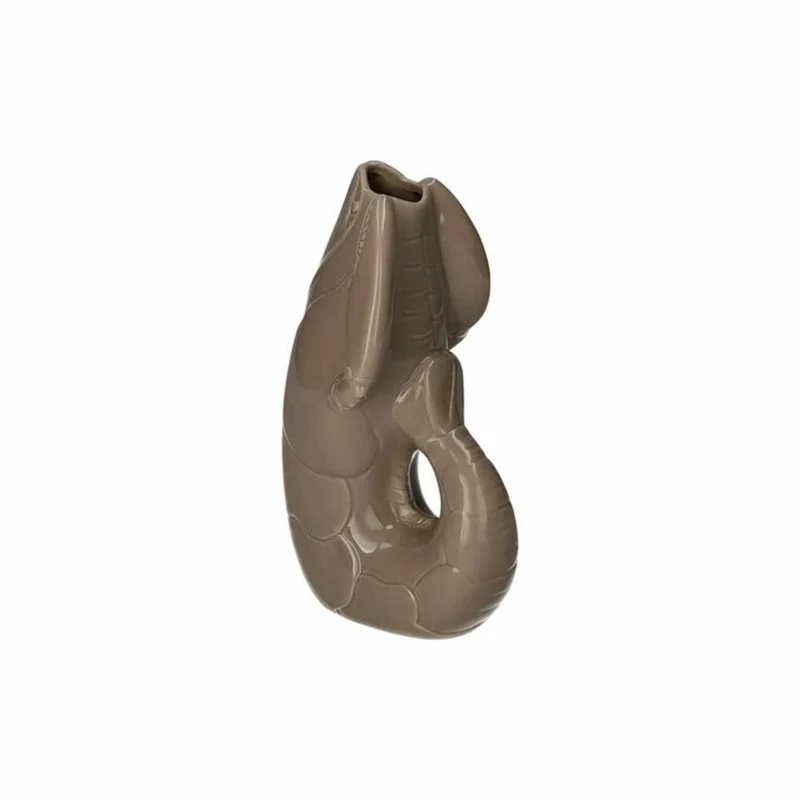 Gift Company Vase Madame Crevette S, Dekovase in Hummer-Form, Steingut, Sandstone, H 26.7 cm, 1214503029