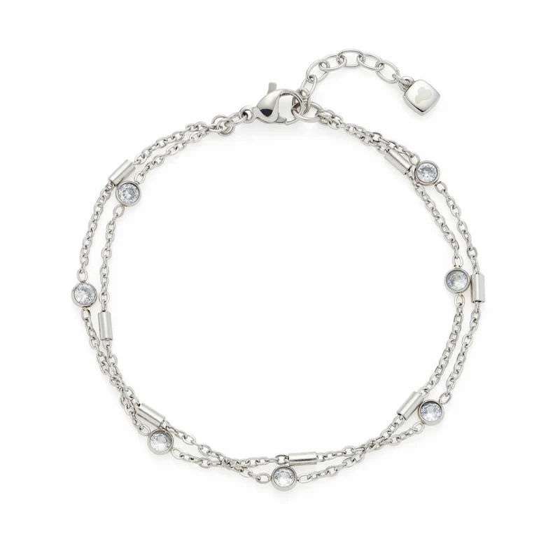 Leonardo Armband Francis Ciao, Armschmuck, Schmuck, Edelstahl, Zirkonia, 024981