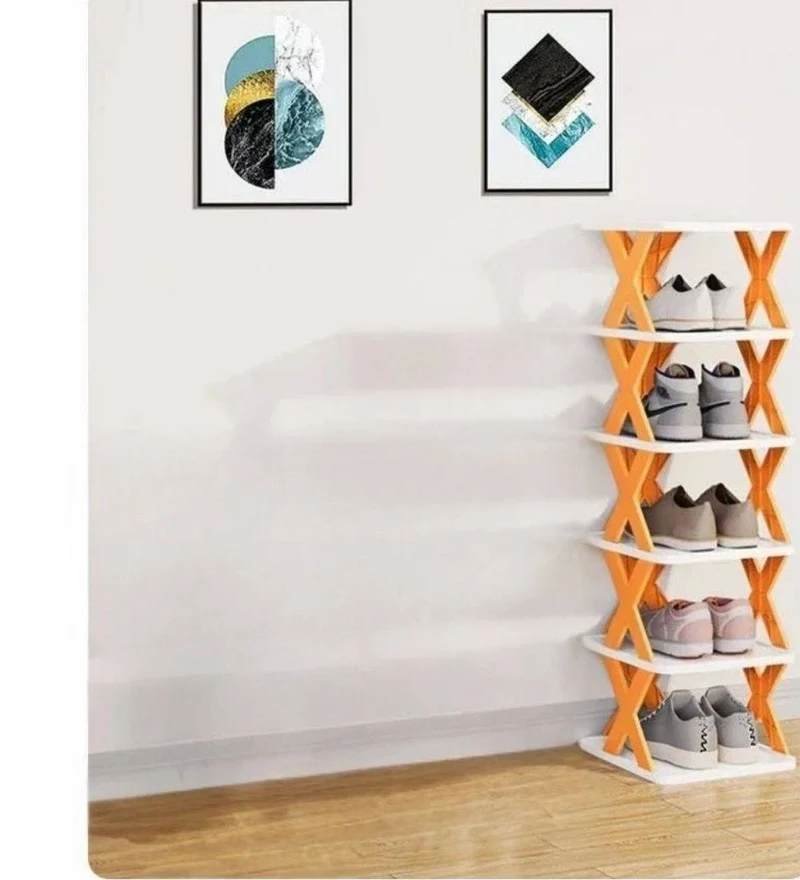 5 Layer Stackable Plastic Shoe Rack