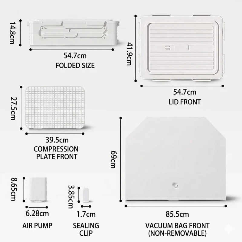 Vacuum & Pack Foldable Storage Box