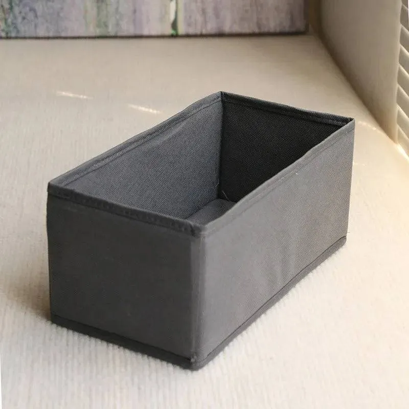 Foldable Cloth Storage Box 36x26cm (Fabric Wardrobe Organizer & Closet Organizer Box)